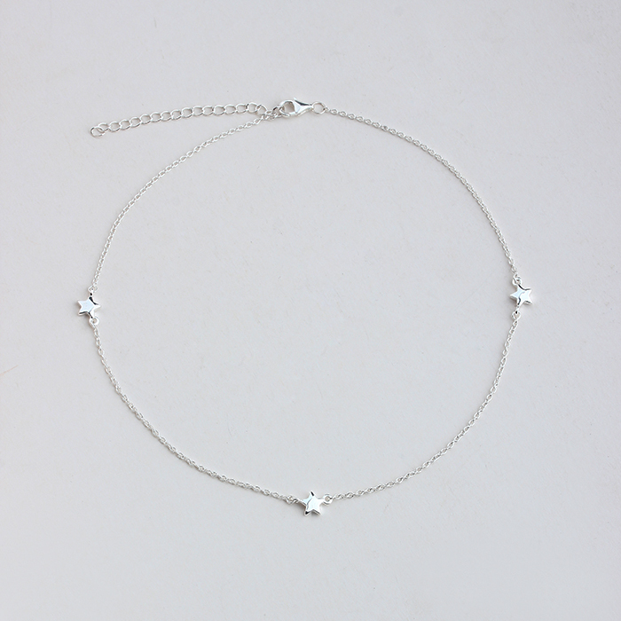 925 Sterling Silver Sets Jewellery Star Necklace