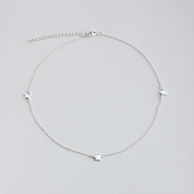 925 Sterling Silver Sets Jewellery Star Necklace