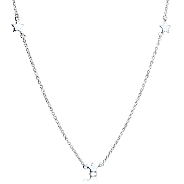925 Sterling Silver Sets Jewellery Star Necklace