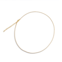 925 Sterling Silver Classic Tennis Chain Necklace
