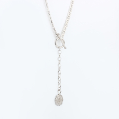 925 Sterling Silver Choker With Charm