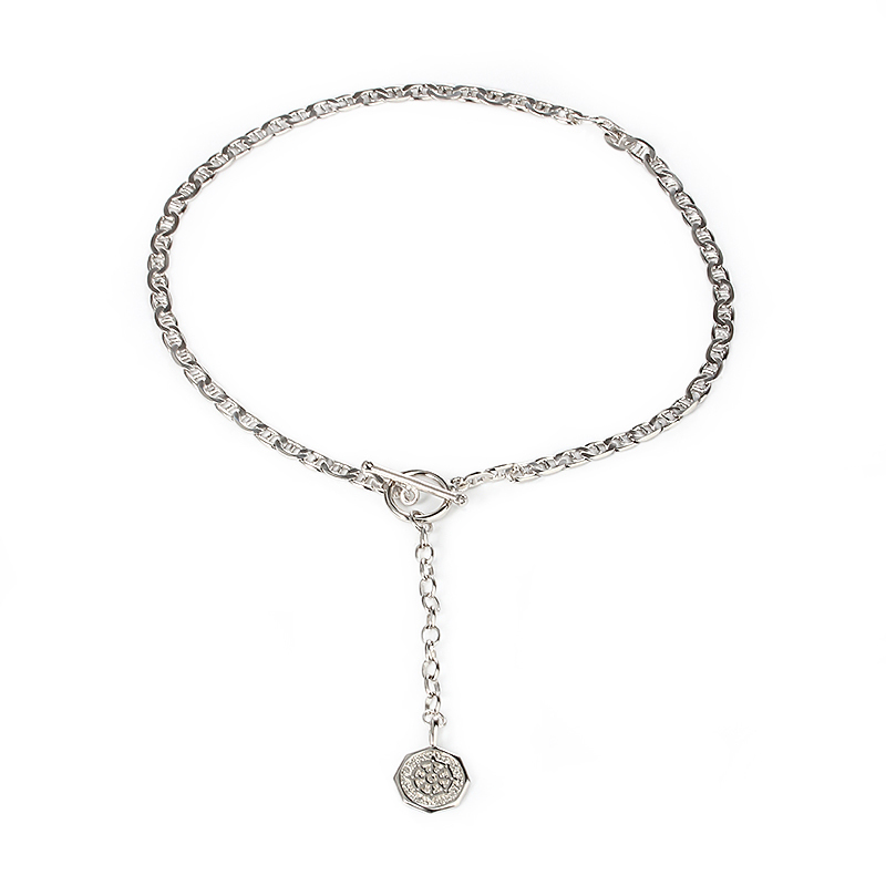 925 Sterling Silver Choker With Charm