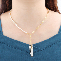 925 Sterling Silver Pearl Necklace