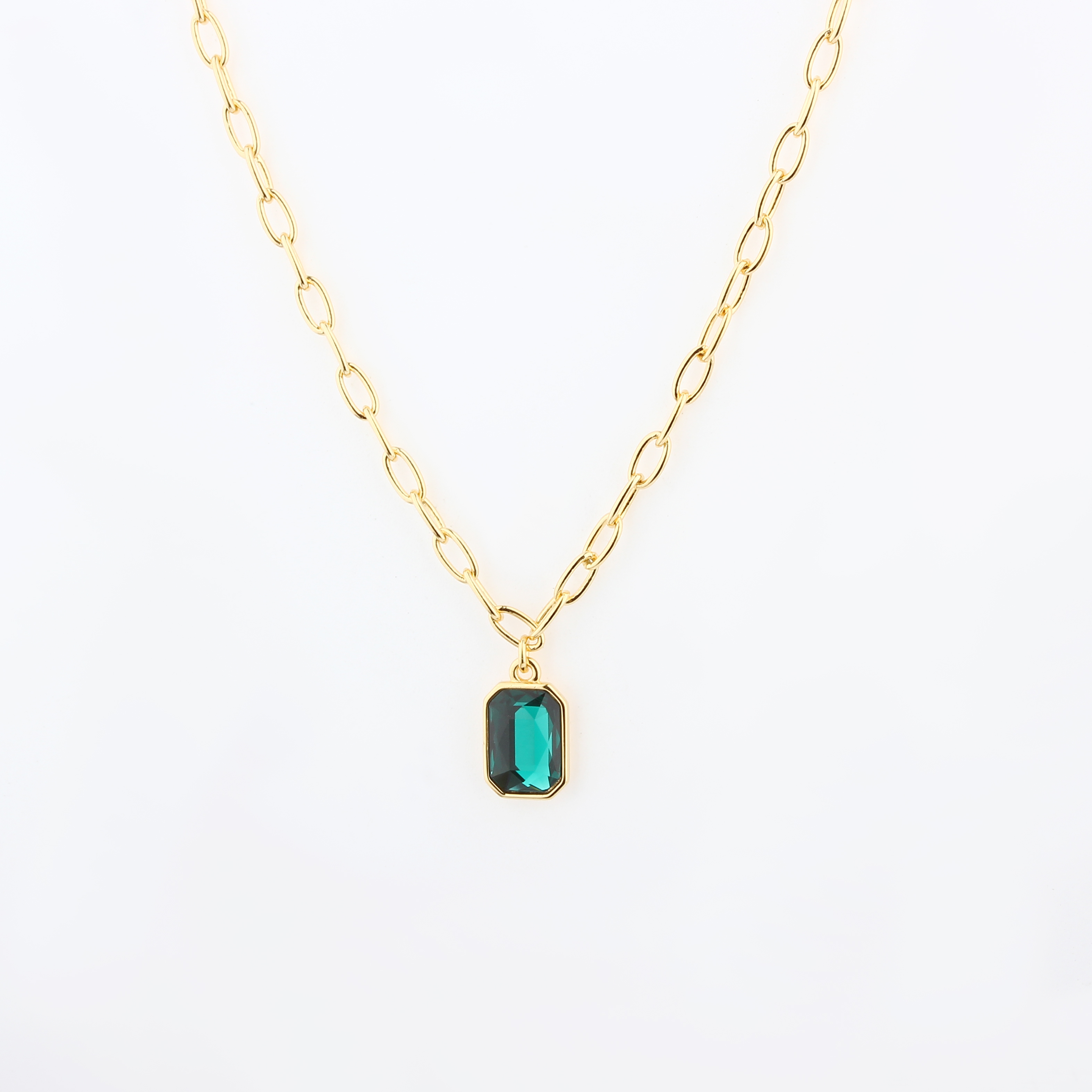 925 Sterling Silver Crystal Necklace