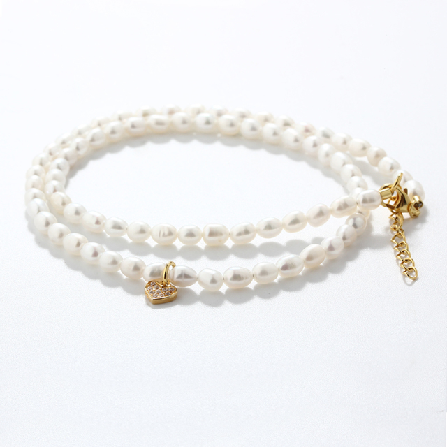 925 Sterling Silver Fashion Pearl Necklace