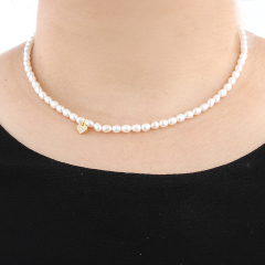 925 Sterling Silver Fashion Pearl Necklace