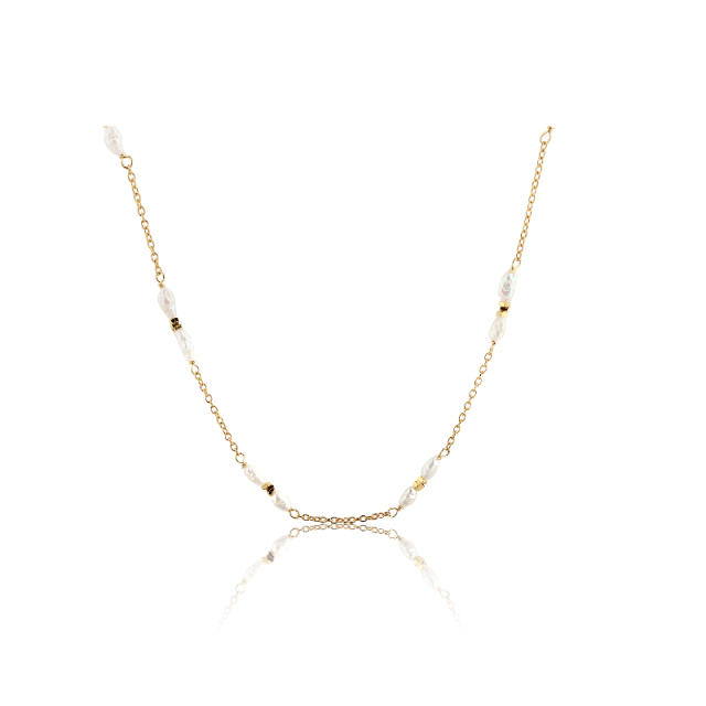 925 Sterling Silver Pearl Necklace
