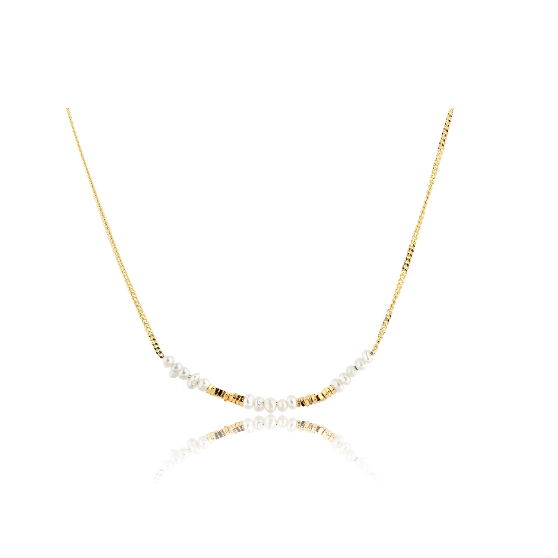 925 Sterling Silver Baroque Pearl Necklace