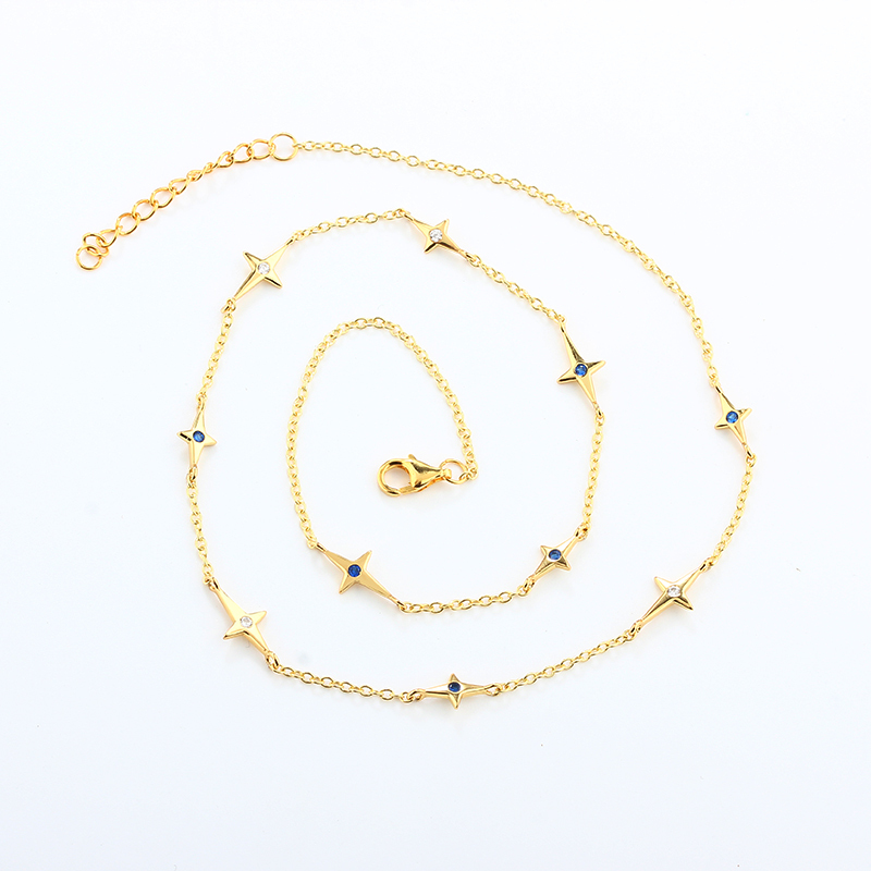 925 Sterling Silver Star Necklace