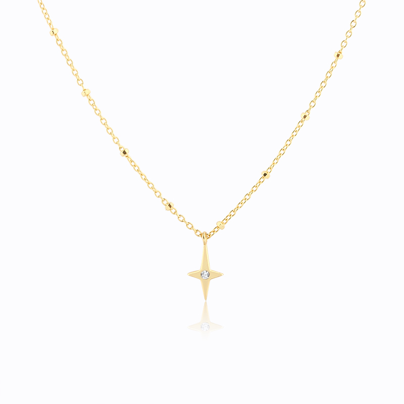925 Sterling Silver Star Necklace