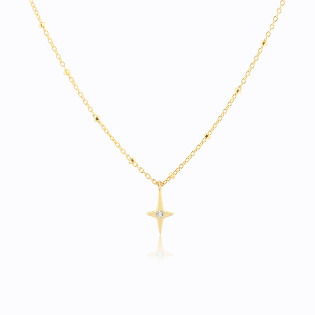 925 Sterling Silver Star Necklace