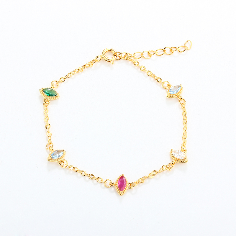 925 Sterling Silver CZ Bracelet