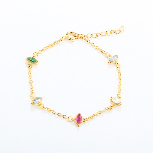 925 Sterling Silver CZ Bracelet