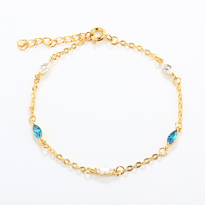 925 Sterling Silver CZ Bracelet