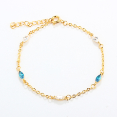 925 Sterling Silver CZ Bracelet