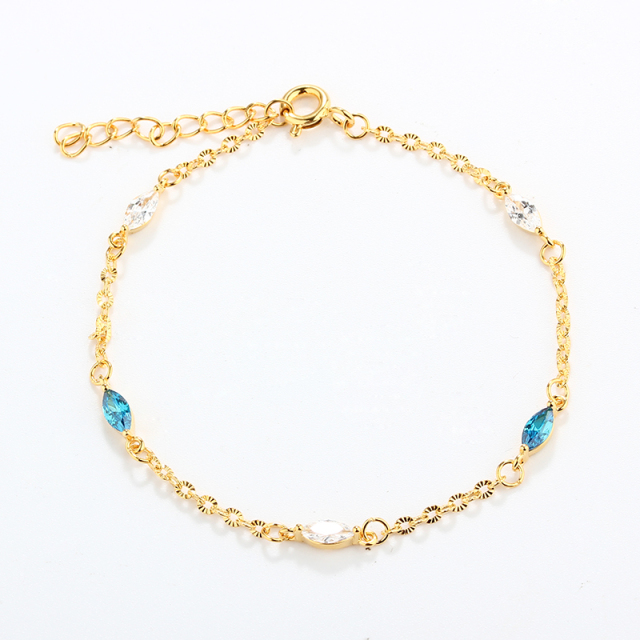 925 Sterling Silver CZ Bracelet