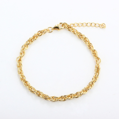 925 Sterling Silver Rope Chain Bracelet