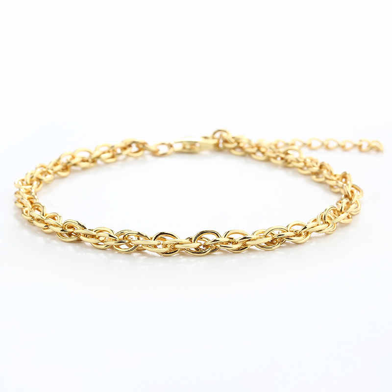 925 Sterling Silver Rope Chain Bracelet