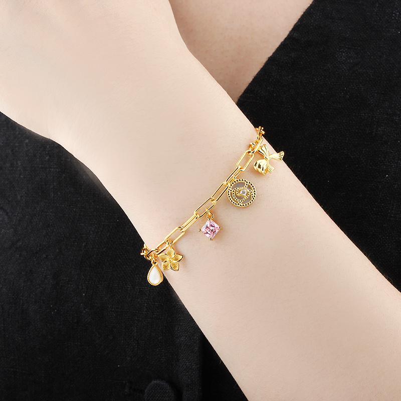 925 Sterling Silver Paperclip Chain Bracelet