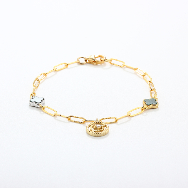 925 Sterling Silver Paperclip Chain Bracelet