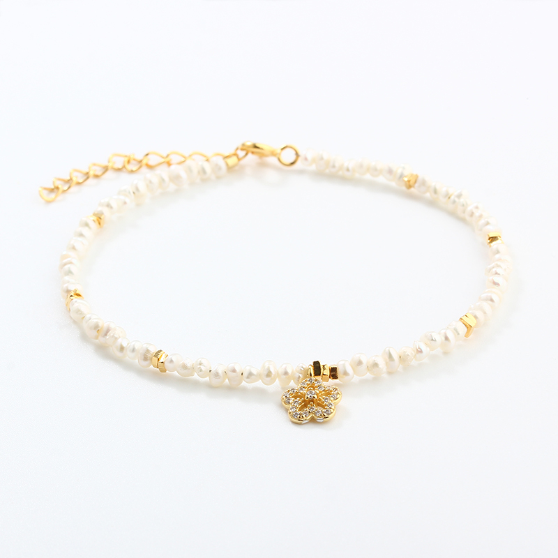 925 Sterling Silver Pearl Bracelet