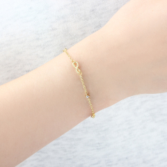 925 Sterling Silver Infinity Bracelet