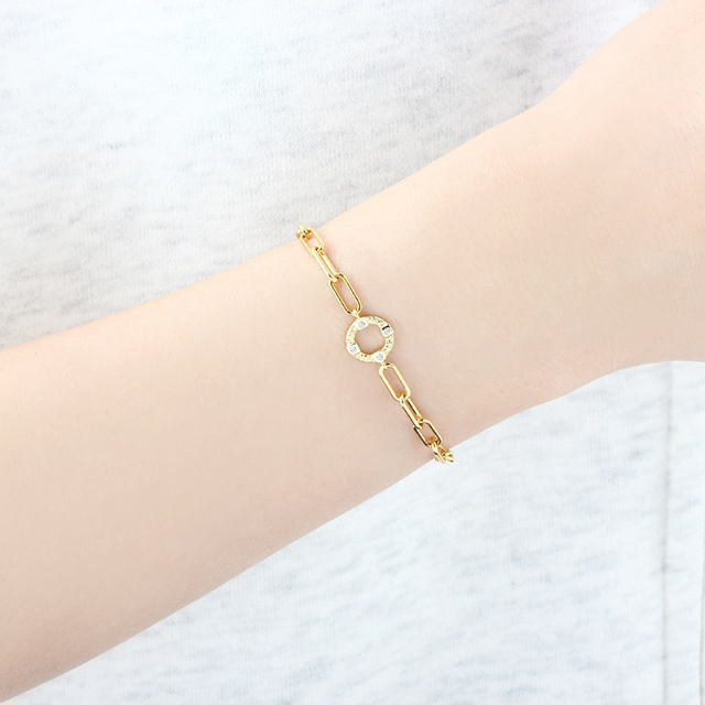 925 Sterling Silver Paperclip Chain Bracelet