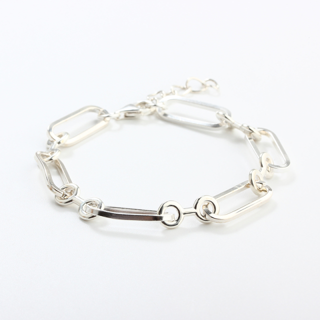 925 Sterling Silver Long Link Bracelet