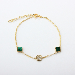 925 Sterling Silver Clover Bracelet