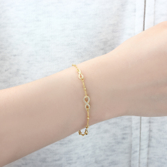 925 Sterling Silver Infinity Bracelet