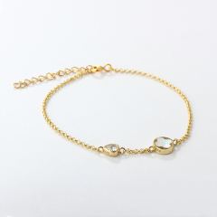925 Sterling Silver White Mother Pearl Bracelet