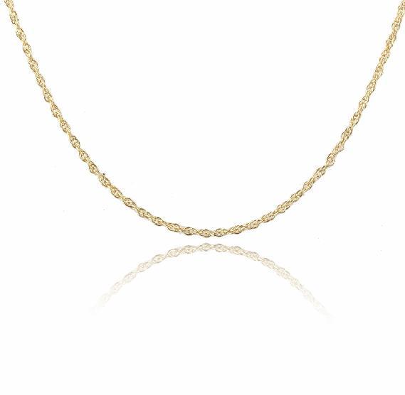 925 Sterling Silver Rope Chain Necklace