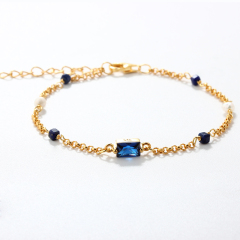 925 Sterling Silver Birthstone Bracelet