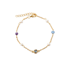925 Sterling Silver Birthstone Bracelet