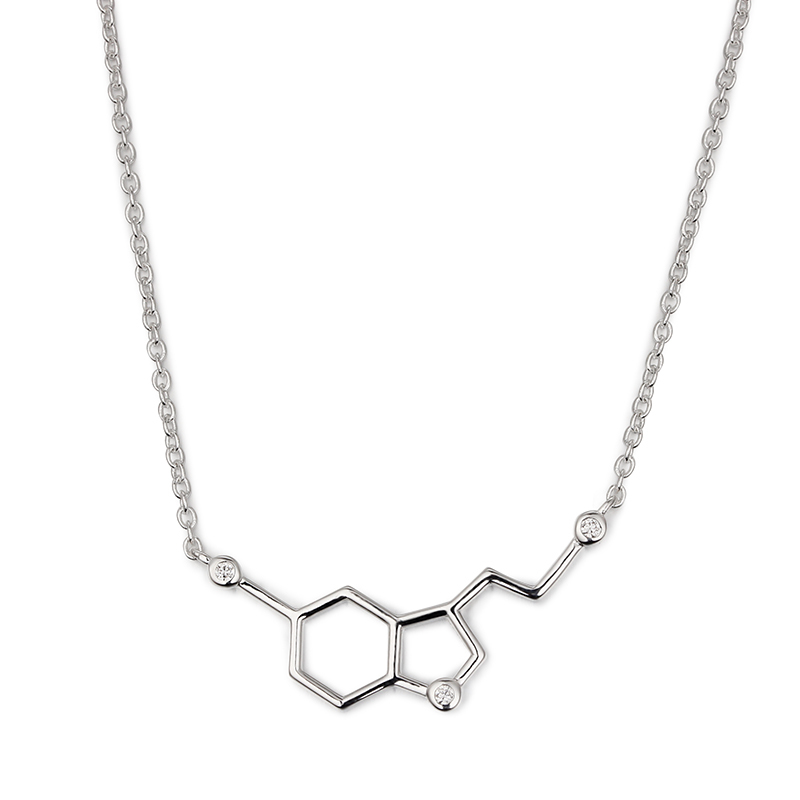 925 Sterling Silver Dna Pendant Necklaces