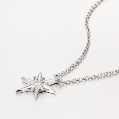 925 Sterling Silver Unique Star Charm Necklaces