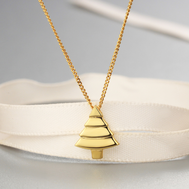 925 Sterling Christmas Tree Necklaces