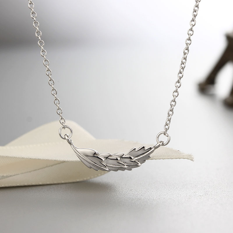 925 Sterling Silver Leaves Pendant Necklaces