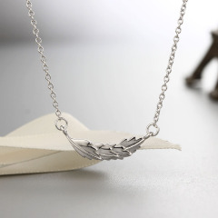 925 Sterling Silver Leaves Pendant Necklaces