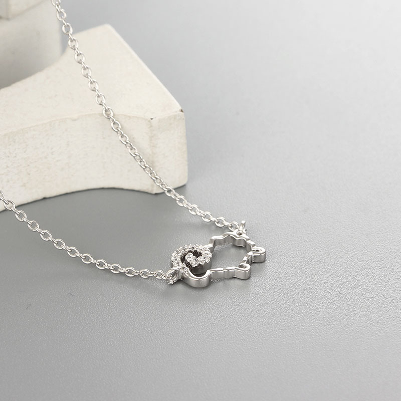 925 Sterling Lovely Sheep Pendant Necklaces