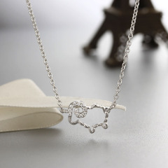 925 Sterling Lovely Sheep Pendant Necklaces