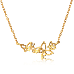 925 Sterling Fashion Butterflies Necklaces