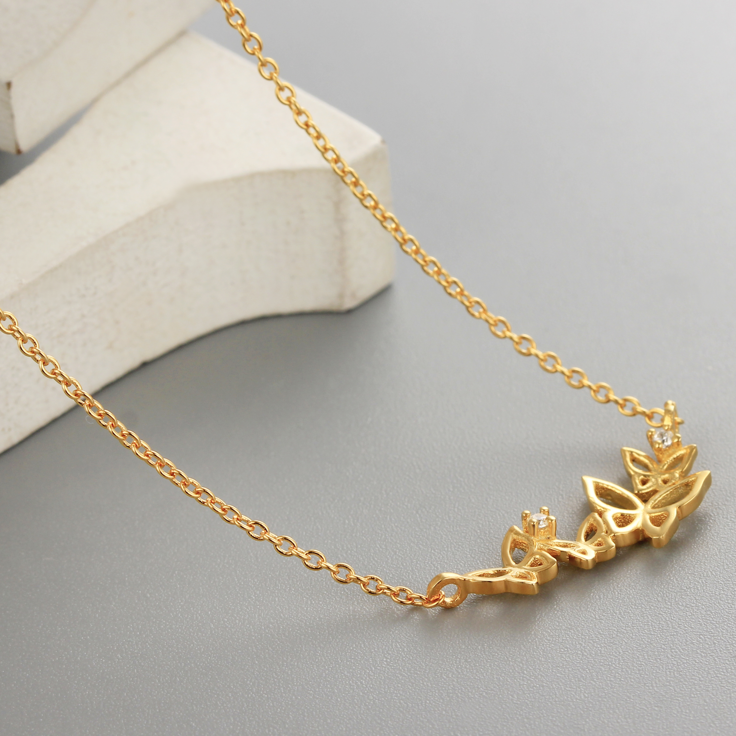 925 Sterling Fashion Butterflies Necklaces