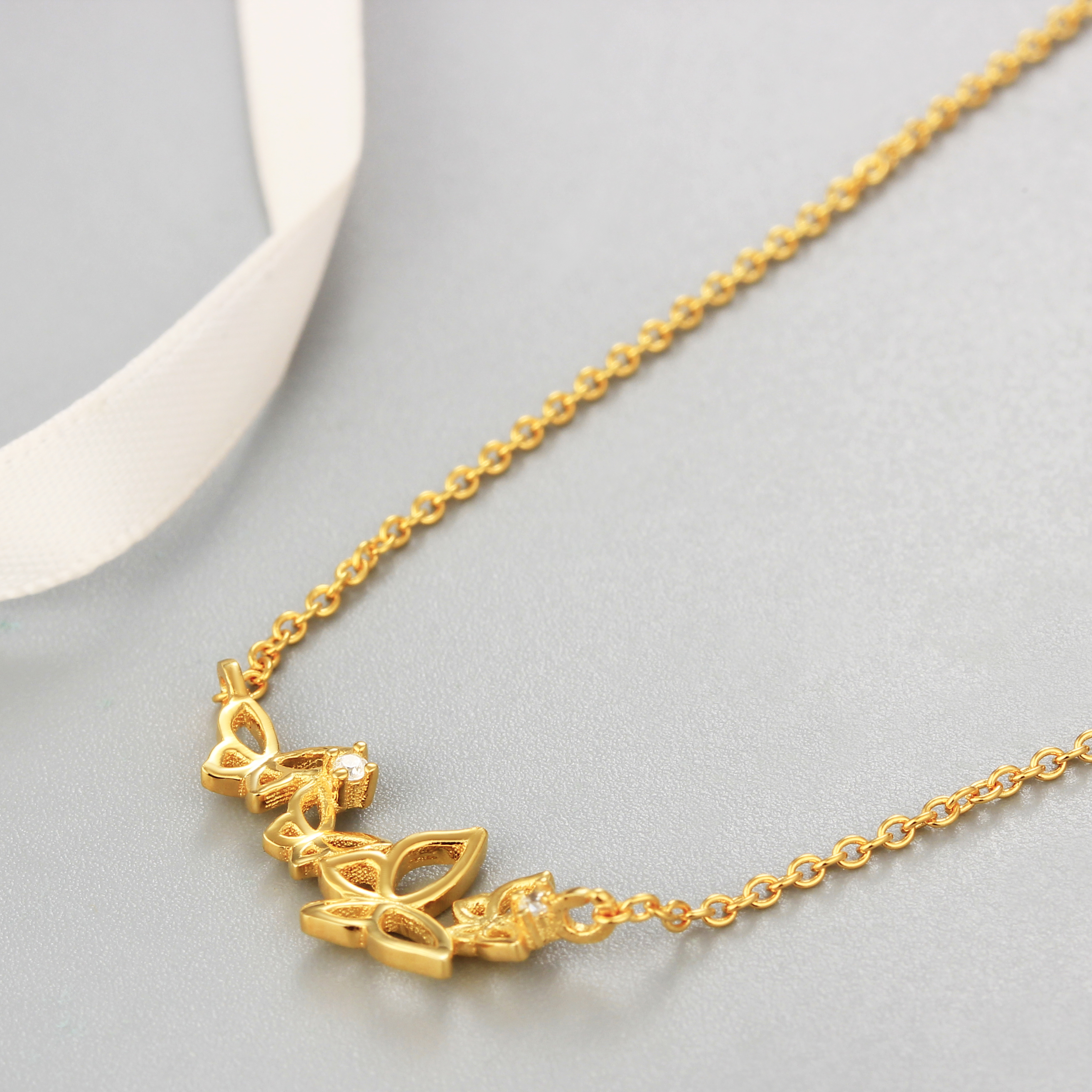 925 Sterling Fashion Butterflies Necklaces