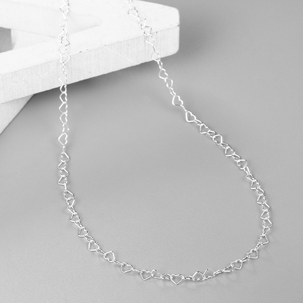 925 Sterling Small Simple Heart Necklaces