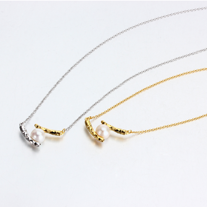 925 Sterling Silver Pearl Necklace