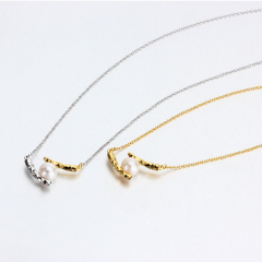 925 Sterling Silver Pearl Necklace
