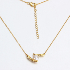925 Sterling Silver Pearl Necklace