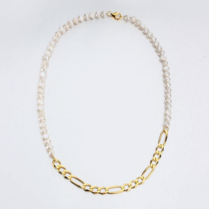 925 Sterling Silver Pearl Fashion Necklace
