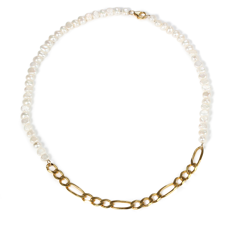 925 Sterling Silver Pearl Fashion Necklace